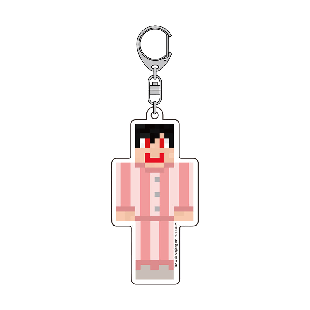 【カラフルピーチ】マインクラフトトレーディングアクリルキーホルダー
