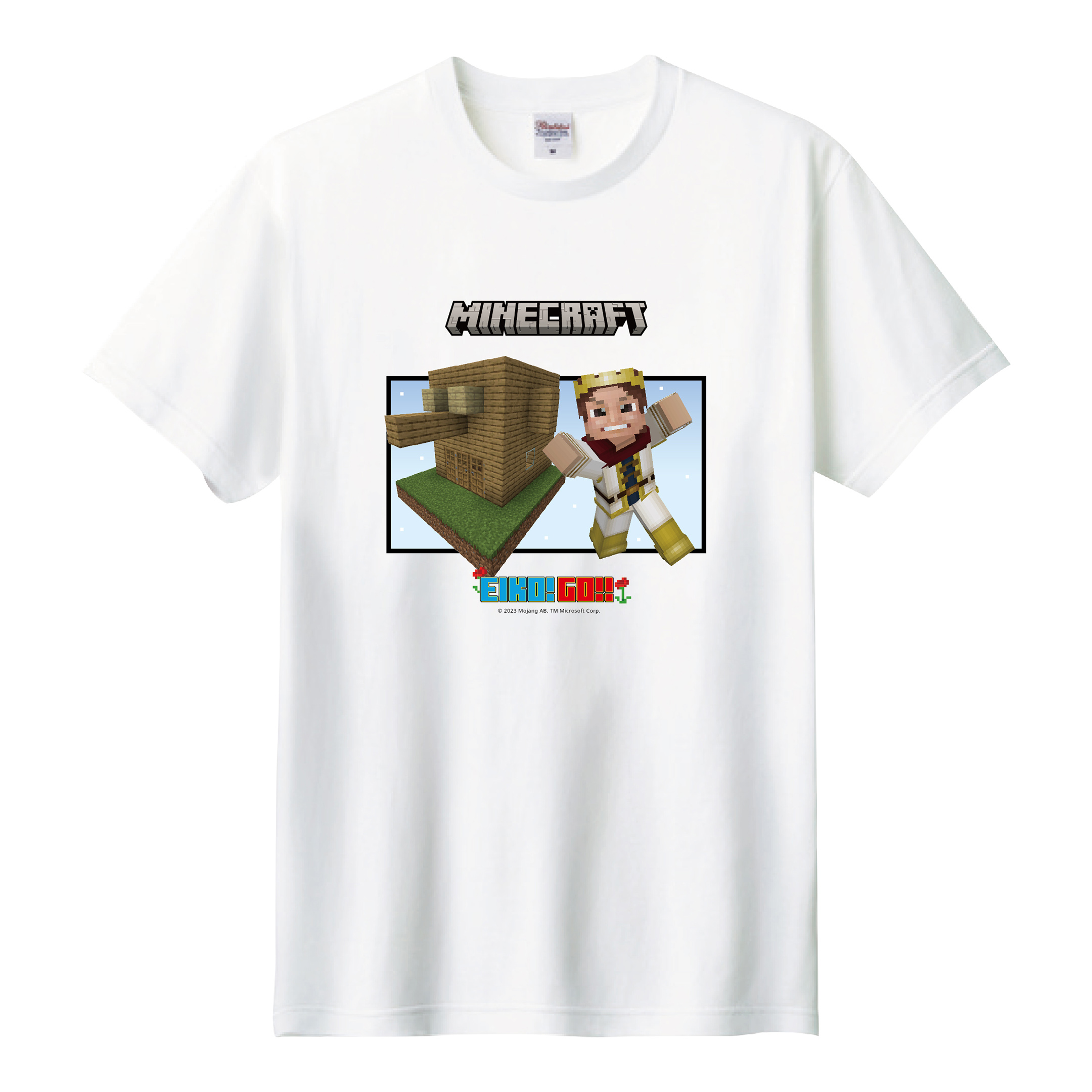 EIKO!GO!!】マインクラフトTシャツ ホワイト【狩野英孝】 – .1 EIKO!GO!!】マインクラフトTシャツ ホワイト【狩野英孝】 – .1