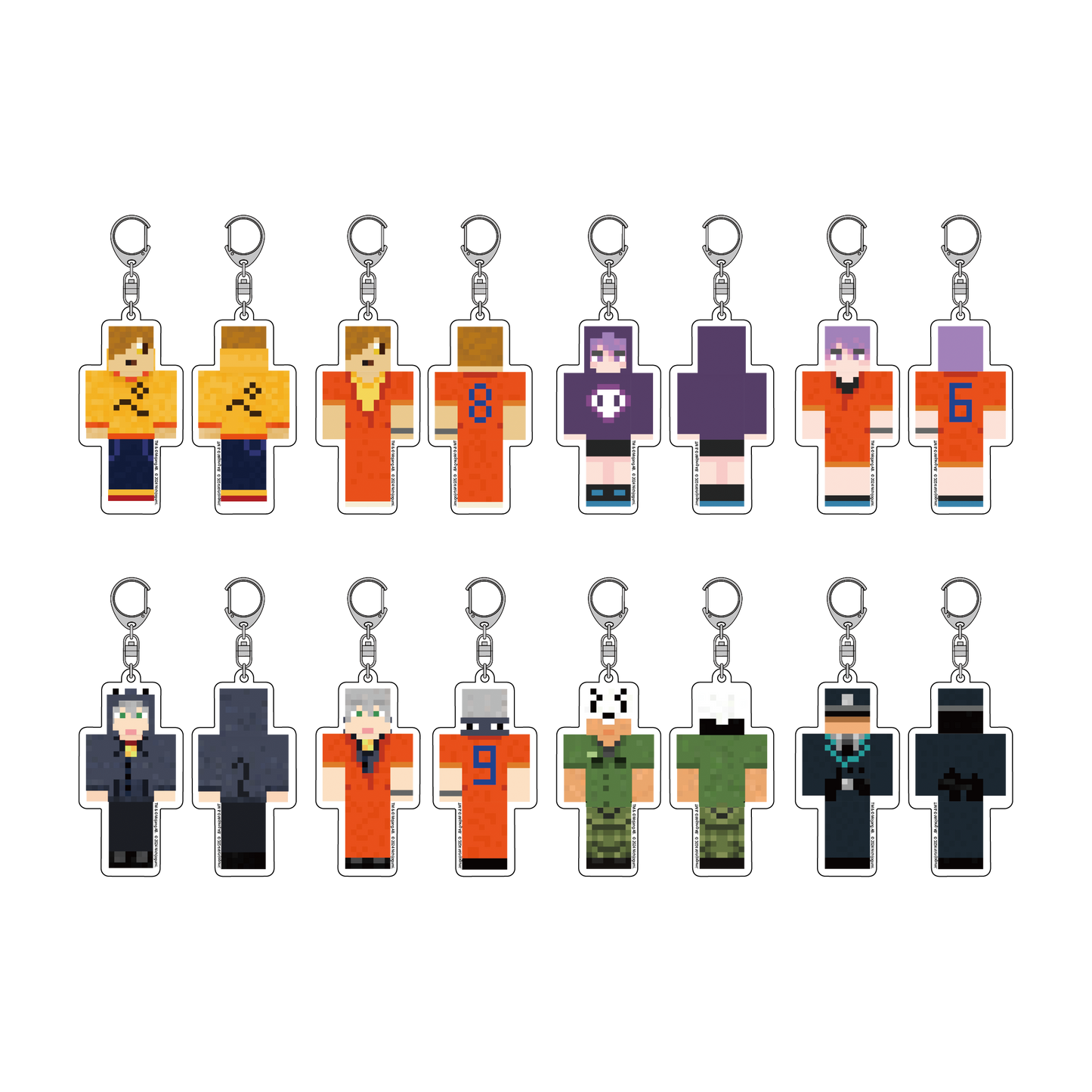 【日常組】マインクラフトアクリルキーホルダー クロノア