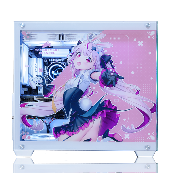 【限定品】兎鞠まりコラボPCケース .1 兎鞠まりPC【ハイモデルX】 – .1