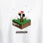 【赤髪のとも】マインクラフトTシャツ ホワイト