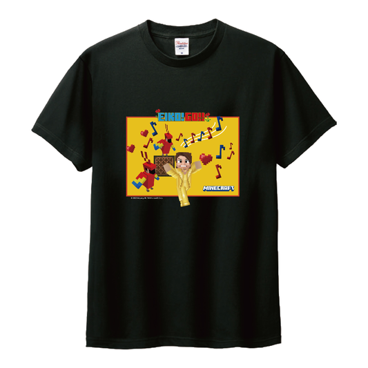 【EIKO!GO!!】マインクラフトTシャツ ブラック【狩野英孝】