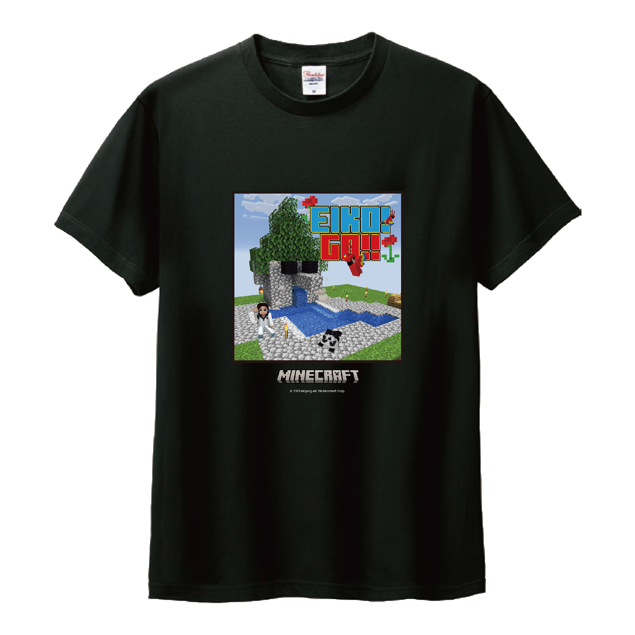 EIKO!GO!!】マインクラフトTシャツ ブラック【狩野英孝】 – .1