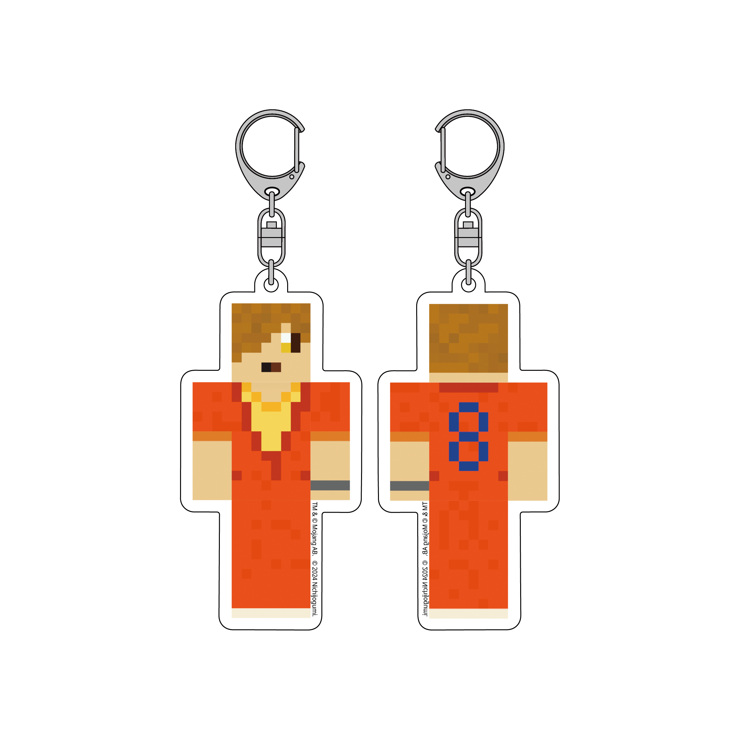 ☆【未使用】日常組 マインクラフトアクリルキーホルダー ☆【未使用】日常組 マインクラフトアクリルキーホルダー