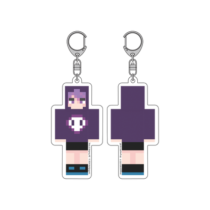 日常組】マインクラフトアクリルキーホルダー しにがみ – .1